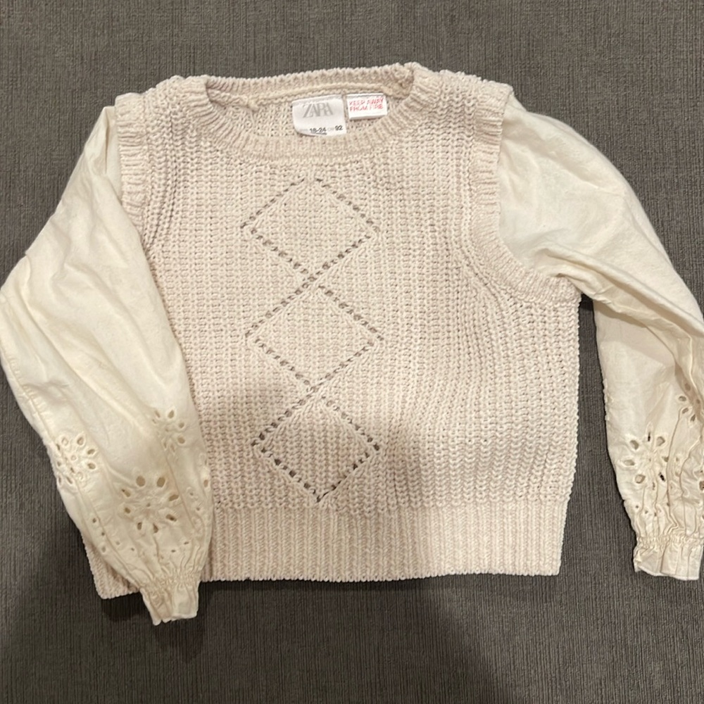 Zara girl sweater